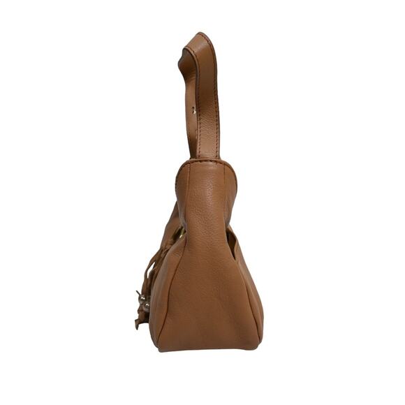 Lucky Brand Small Mez Leather Shoulder Bag in Tan NEW - Picture 7 of 12